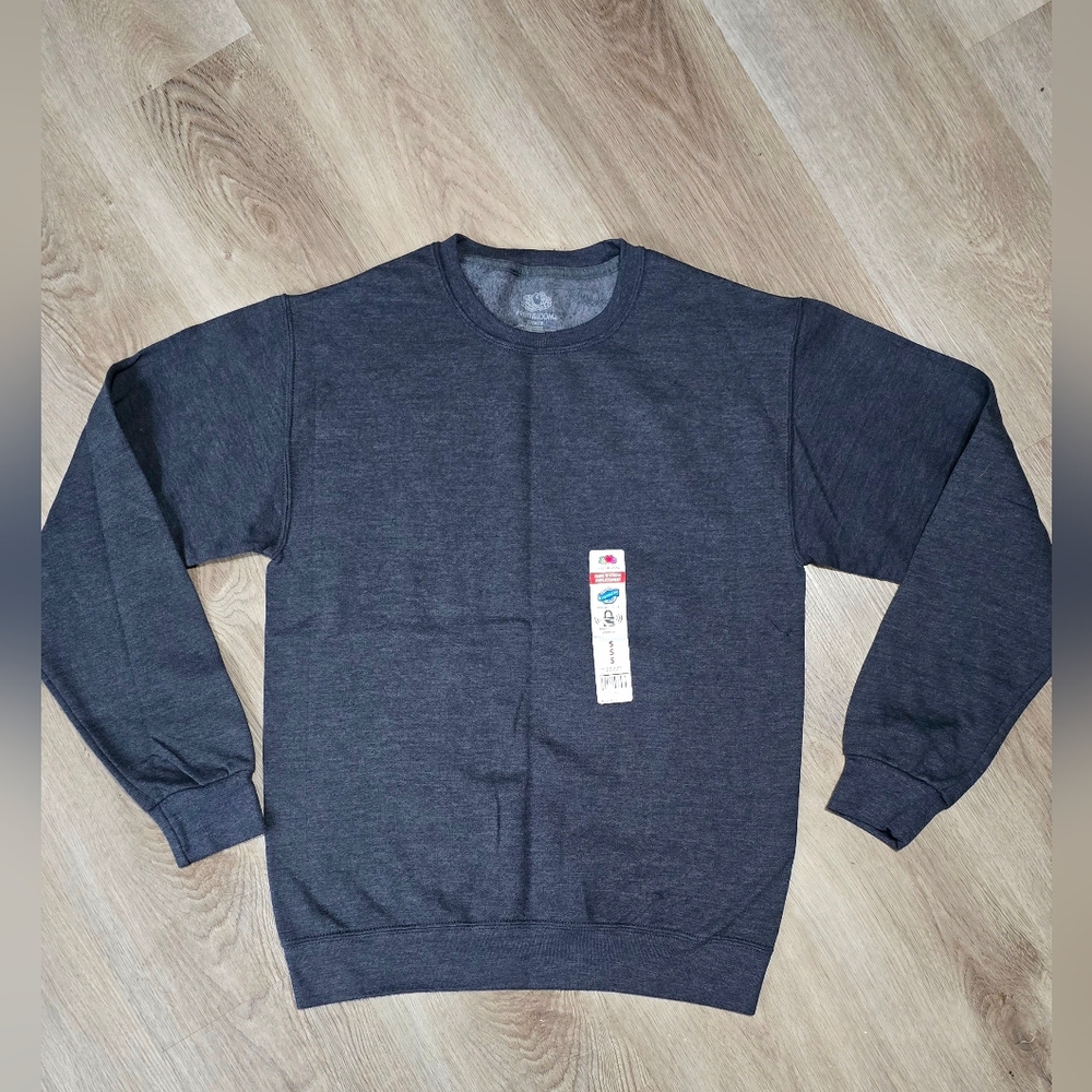 Men's Charcoal Gray Crew Sweatshirt
